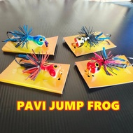 (READY STOK) EXP Pavi Jump Frog Snakehead Fishing Lure Woodmade 24MM 5G KILLER HARUAN TOMAN