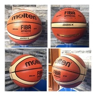 MOLTEN GG6X GG 6X FIBA OFFICIAL PVC LEATHER BASKETBALL SIZE 6 INDOOR OUTDOOR PERBASI LOGO