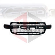 FORD RANGER T9 2022 - 2023 BLACK- WHITE- RED BLACK Front Grill With LED Light Bumper