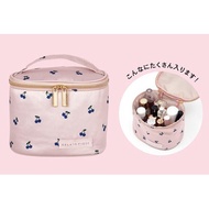 Japan sweet Book Appendix Bag GELATO PIQUE Cherry Double Zipper Multifunctional Travel Storage Handb