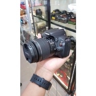 PREMIUM (ready) kamera DSLR bekas Canon 100D kit 18-55 is ii. grade B