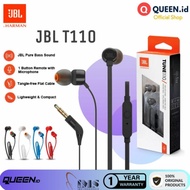 JBL T110 By HARMAN - Headset JBL T110 Original IMS In-Ear Wired