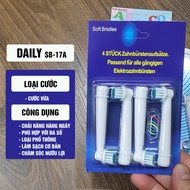 Bộ 4 Đầu Bàn Chải Đánh Răng Thay Thế Oral-B SB-17A Minh House