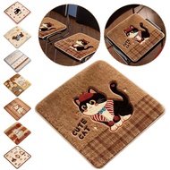 New Cartoon Imitation Cashmere Cushion Home Durable Soft Thermal Seat Office Chair Cushion A4u4