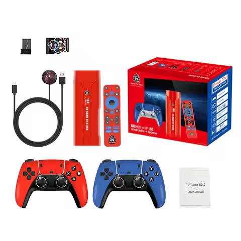 G1 Dual System 8K WIFI 2.4G/5G 3D Game Stick Retro Video Games Console Android 13.0 TV Game Box 64G 