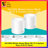 TP-Link AX1500 Whole Home AI-Driven WiFi 6 Mesh Router Deco X10 ( 2Pack / 3 Pack)