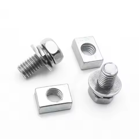 2 Set Universal Motorcycle Scooter ATV Dirt Bike Battery Terminal Nut and Bolt Screws M5x10mm M6x12m