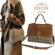 FESYEN STORE New trendy Korean shoulder bag fashion bag beg wanita shoulder beg leather bag crossbod