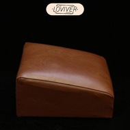 LOVIVER Meditation Cushion Prayer Cushion for Knees Tatami Wooden PU Leather Comfortable