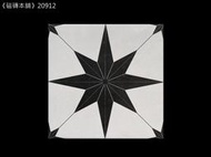 《磁磚本舖》 數位噴墨 20912 20x20公分 黑色星辰 地壁可用 石英磚 台灣製造