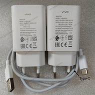 Charger Cas Vivo Type C Original 100% Fast Charging Cabutan Bawaan Hp Y30 Y30i Y50 Y21 V19 X50