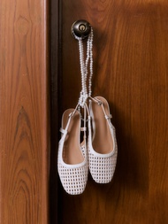 Sunset Buckle me รองเท้าคัทชูรัดส้นแบบสาน ส้น 1.5 นิ้ว สวยหวาน น่ารัก (ลด1ไซส์)