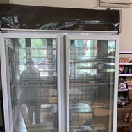 SECOND/BEKAS UPRIGHT FREEZER GLASS DOOR 2 PINTU &amp; 1 PINTU