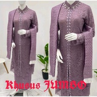 MODERN JUMBO SIZE KEBAYA Tunic SET NON-Glitter EDITIONSKEBAYA BROKAT