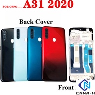 Back Housing +Frame For Oppo A31 2020 Front Middle Frame Battery Cover