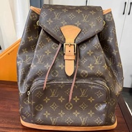 Lv 中古老花大號雙肩包