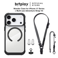 BITPLAY Magnetic Wireless Charging Phone Case For iPhone 17 air Pro Max Shockproof + anti-lost Strap
