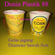 JAMINAN ORI HARGA/PCS 6,5OZ GELAS KERTAS PAPER CUP JAGUNG JASUKE POP