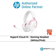 HyperX Cloud III Gaming Headset - White/Pink 9W1Q4AA