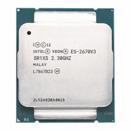 For Intel Xeon CPU E5-2670 V3 SR1XS X99 2.30GHZ 30M 12-CORES E5 2670 E5 2670 V3 LGA2011-3 Processor