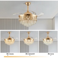 พร้อมส่ง! LED Ceiling Fans with Light สไตล์โมเดิร์น พัดลมโคมไฟ พัดลมเพดานแขวน 42นิ้ว เปลี่ยนสีไฟได้