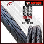 BUATAN MALAYSIA Viva Tayar Tyre FT900 50/90-17 60/80-17 70/80-17 TT9 tayar 5090 6080 7080 60 80 70 5