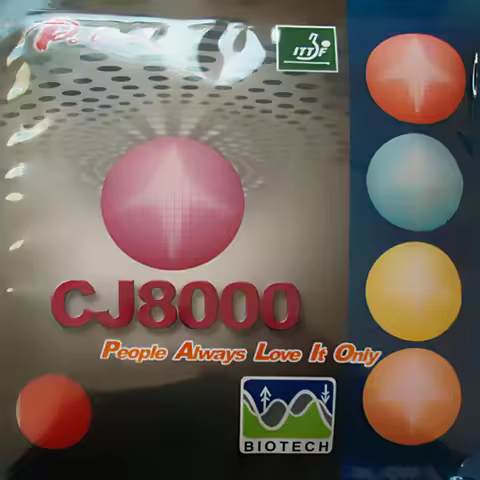 Palio CJ8000 BIOTECH 2-Side Loop Type Pimples In Table Tennis Rubber With Sponge H36-38