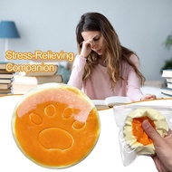 Adorable Cat Paw Fidget Toy Squishy Slow Return Silicone For Stress & Anxiety Relief, Cute Desk E4