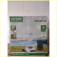 ✢ ✹ ❈ ☫ Gd times Solar electric fan with charger w/Solar Panel direct 220v solar panel charging fan