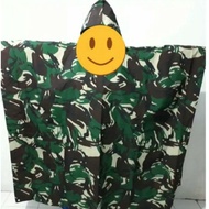 Anjaymalang Striped Poncho RPM Striped Poncho TNI Ration Striped Poncho/Striped Rain Poncho