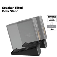 1 pair Tilted Bookshelf Computer Speaker Stand TPR Desktop Incline Universal Wedge Tabletop Studio Monitor Desk Riser