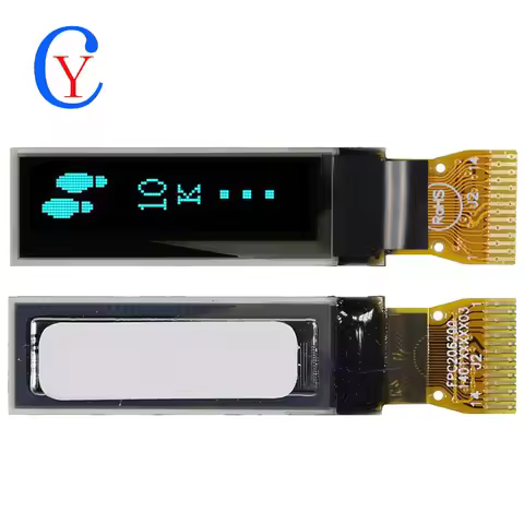 0.84 Inch Oled Display 96*16 96x16 SSD1306 Driver WEO009616A IIC I2C SPI Serial Port 14P Blue Color 