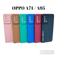 Macaron Case Oppo A74 A95 Softcase Pro Camera