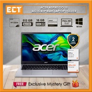 Acer Aspire Go 15 AG15-41P-R6R5 Laptop (R5-7535HS 4.55GHz,16GB D5,512GB SSD,ATI,W11,HS24+M365) - Sil
