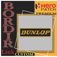 DUNLOP TIRES LOGO HP-368 PATCH EMBROIDERY LOGO/ EMBLEM