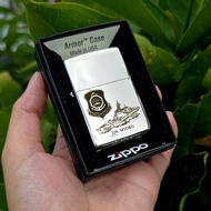 Bật Lửa Zippo Thuyền Chiến MYOKO Bạc Chu Niên 1932- 1985 ( Tặng Đá Bấc) Hột Quẹt Xăng Đá Zippo