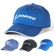 Boeing Boeing Boeing B787 Airplane Outdoor Leisure Baseball Hat Cap Pure Cotton Sun Hat Pilot Sun Ha