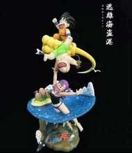 龍珠大蛋七龍珠T工作室 逃離海盜島 筋斗云大蛋補全 名場面 限量手辦 大蛋比例全新僅拆開檢查順豐到付