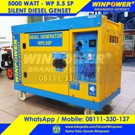 Diesel Genset  Generator Winpower 5000 Watt SilentElectric