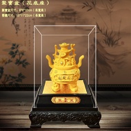 Velvet Sand Gold Cornucopia Lucky Living Room Office Decoration Ornaments Creative Resin Crafts Busi
