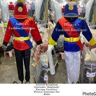 United Kingdom Costume/ England/ Europe Country/ Prince Costume for Kids- United Nation Costume