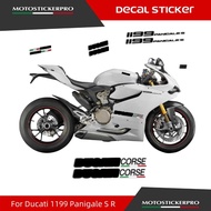 Full Fairing Shell Decal Sticker Tricolor Design Logo Corse 1199sMotorcycle Lower Fairing Sticker Fo