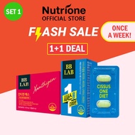 [Flash Deal SET] NUTRIONE BB LAB Day &amp; Night Slimming Pack - Cissus One 1BOX + Xanthigen S 1BOX