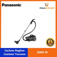PANASONIC MC-CL605 POWERFUL 2000W CYCLONE BAGLESS CANISTER VACUUM CLEANER WITH HEPA FILTER MC-CL605K