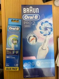 德國百靈 Oral-B 3D 電動牙刷 PRO1000 PRO2000 PRO2 2000 德國製造/白色 另贈4個刷頭