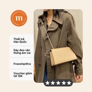 Bymood FABU crossbody handbag with square box shape, Korean fashion rope strap design, stylish to we