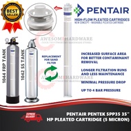 (CARTRIDGE ONLY) PENTAIR PENTEK 5PP35 5 MICRON HF PLEATED CARTRIDGE WATER FILTER REPLACE SAND FILTER