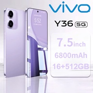 【COD】Smartphone Y36 mobile phone 7.5-inch full HD screen 5G smartphone (16GB RAM + 512GB ROM) WIFI 2