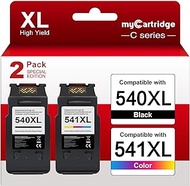 MYCARTRIDGE PHOEVER Remanufactured Ink Cartridge Replacement for Canon 540 PG-540 XL,541 CL-541 XL f