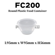 [PER CTN] FC200 Felton Round Disposable Plastik Food Container